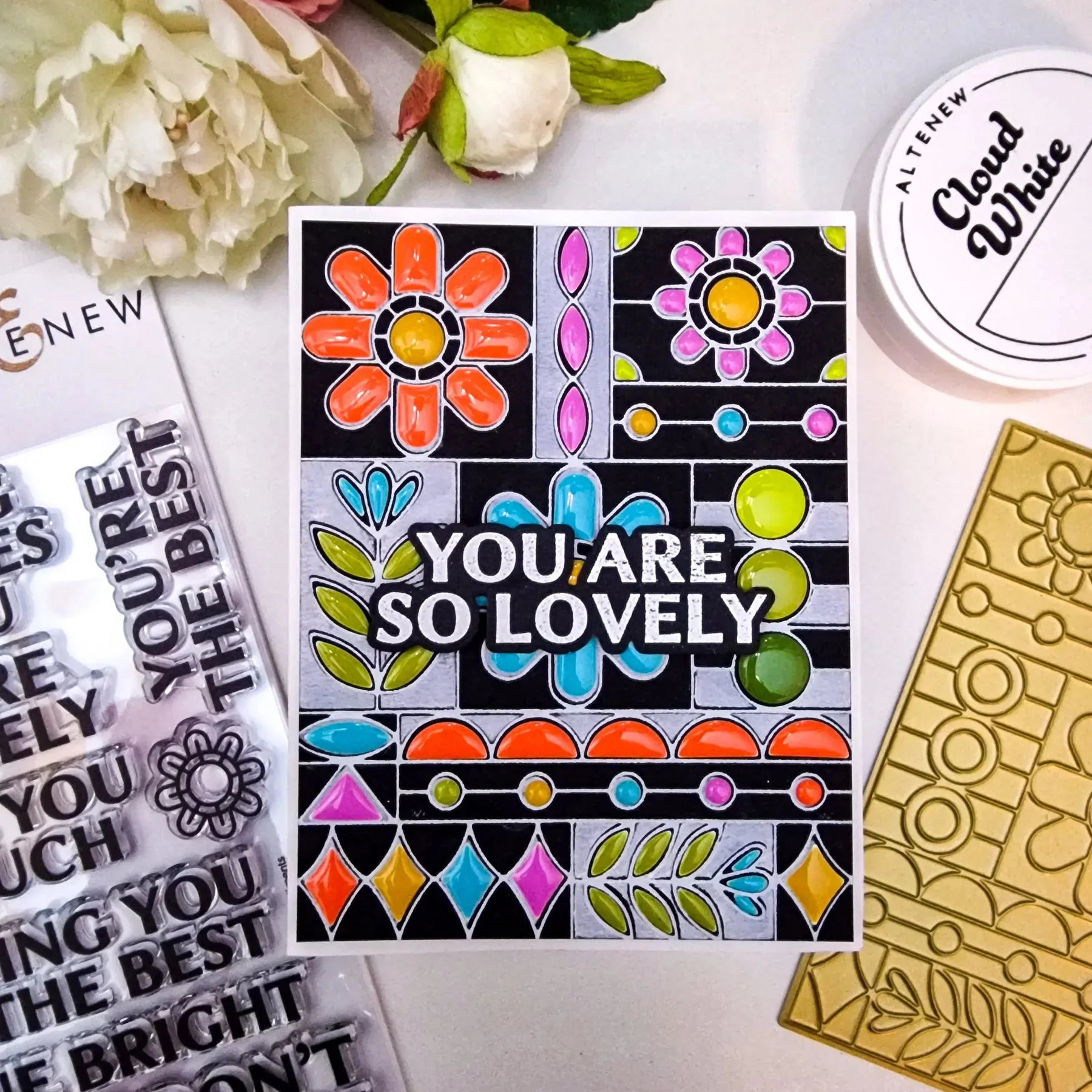 Altenew Uplifting Sentiments Stamp Set*