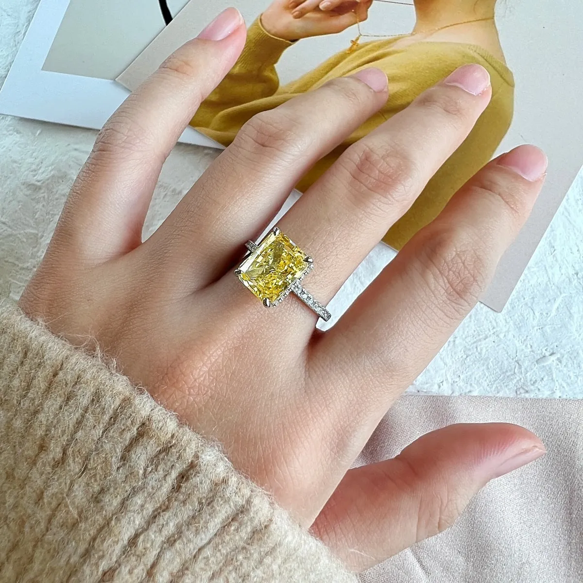 Aspen Amber Ring