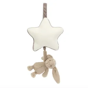 Bashful Beige Bunny Musical Pull