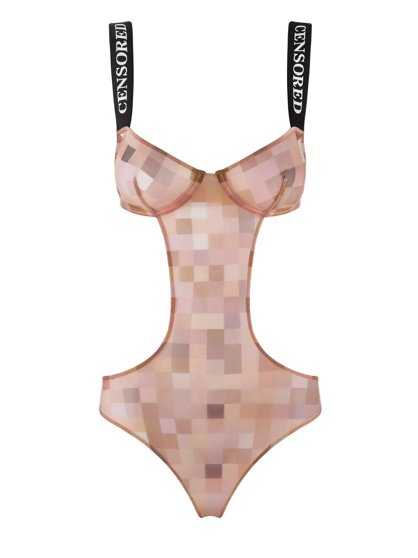 Basic bodysuit "Censored body"