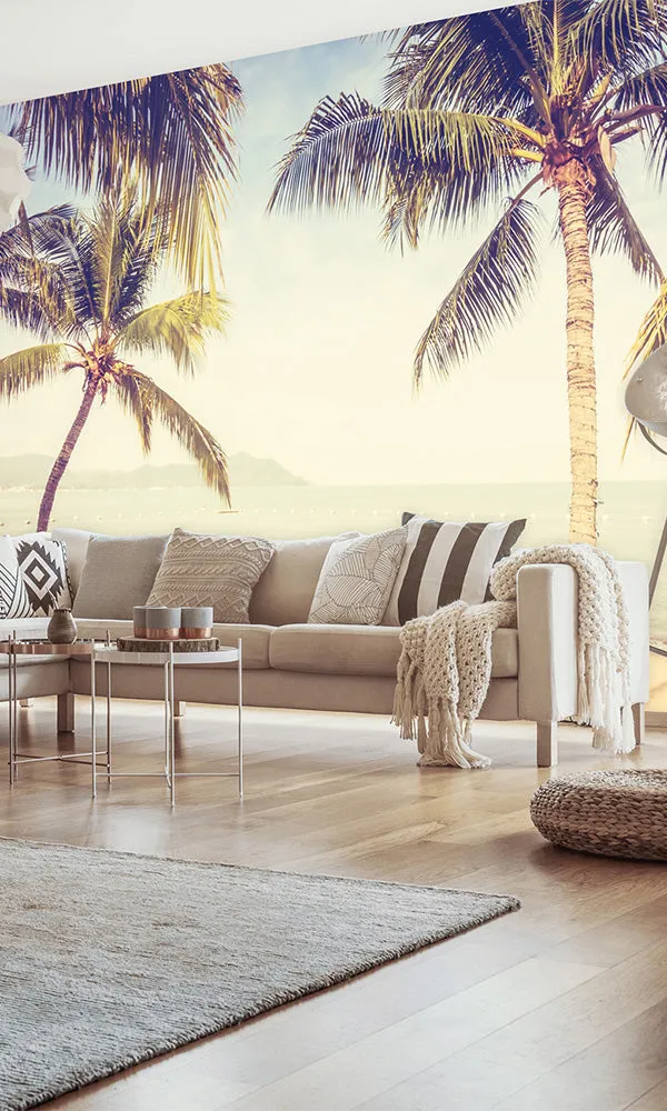 Beige Paradise Mural M9912 -Sample