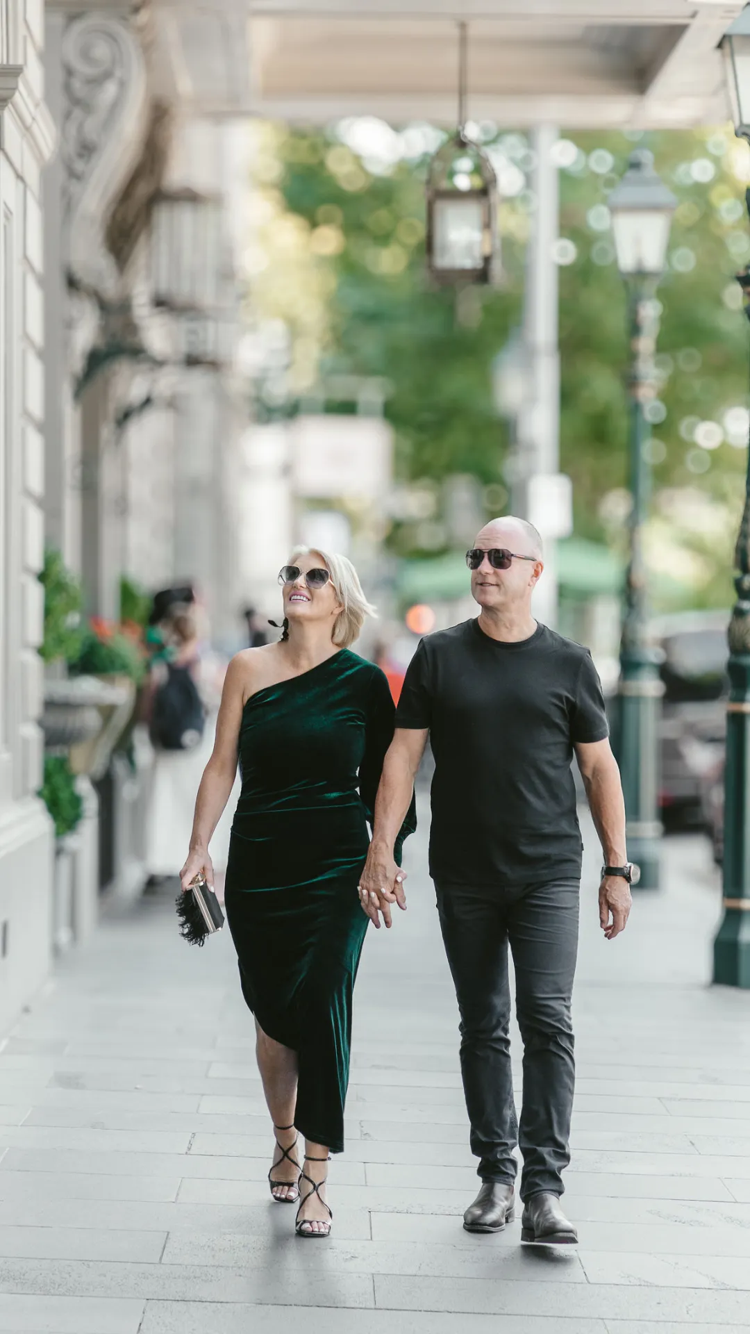 Belle Stretch Velvet Dress - Emerald