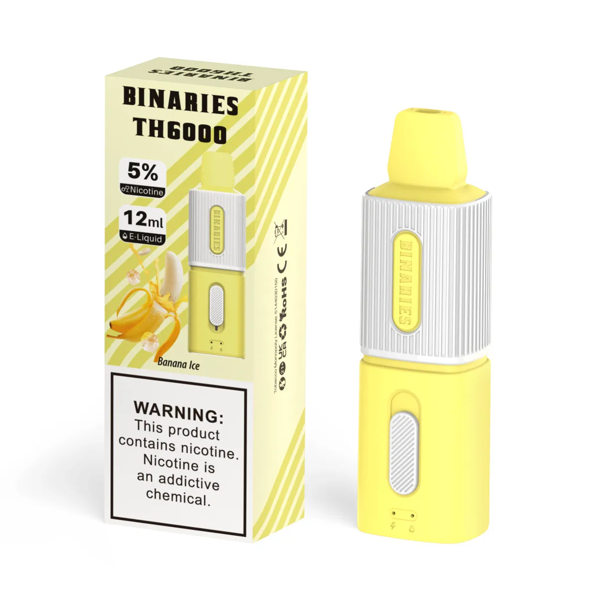 Binaries Cabin TH6000 Disposable | 6000 Puffs | 12mL | 50mg