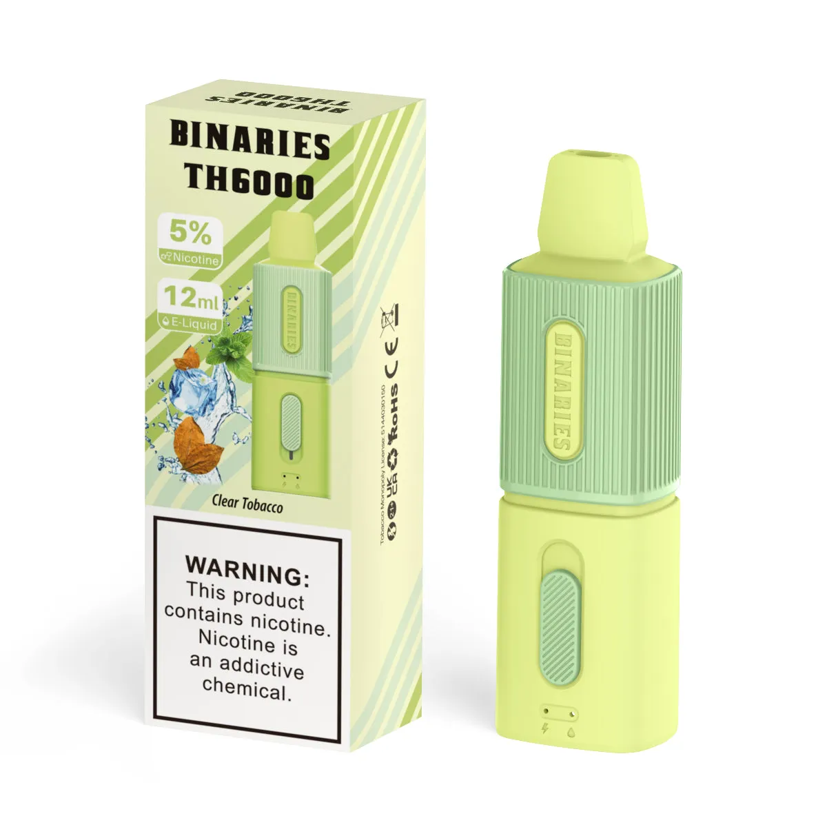 Binaries Cabin TH6000 Disposable | 6000 Puffs | 12mL | 50mg
