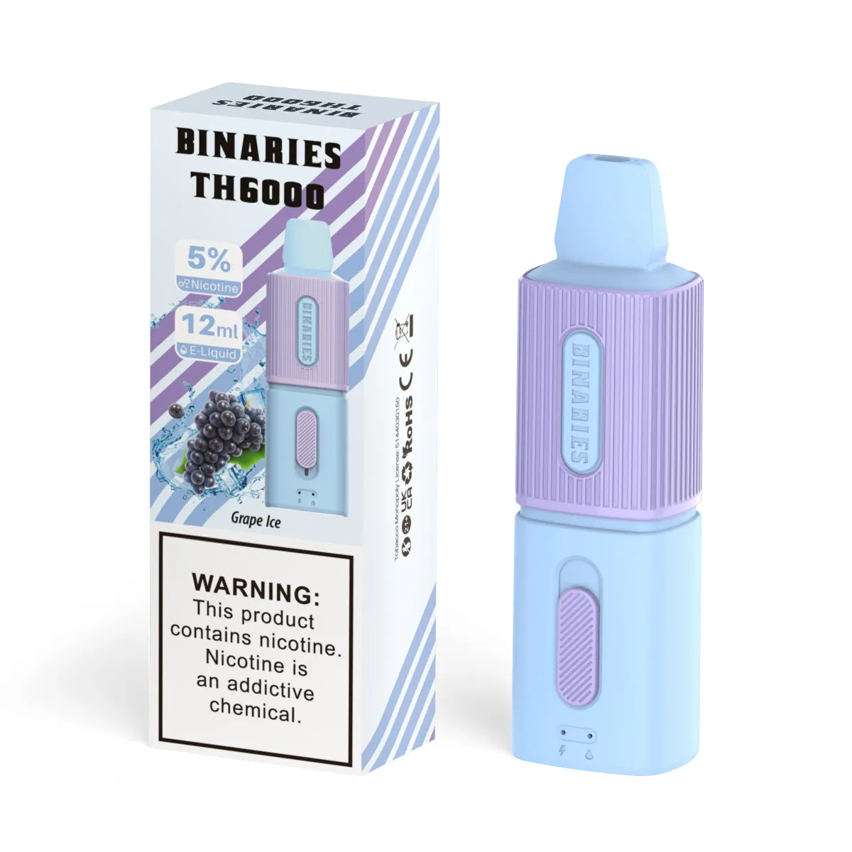 Binaries Cabin TH6000 Disposable | 6000 Puffs | 12mL | 50mg