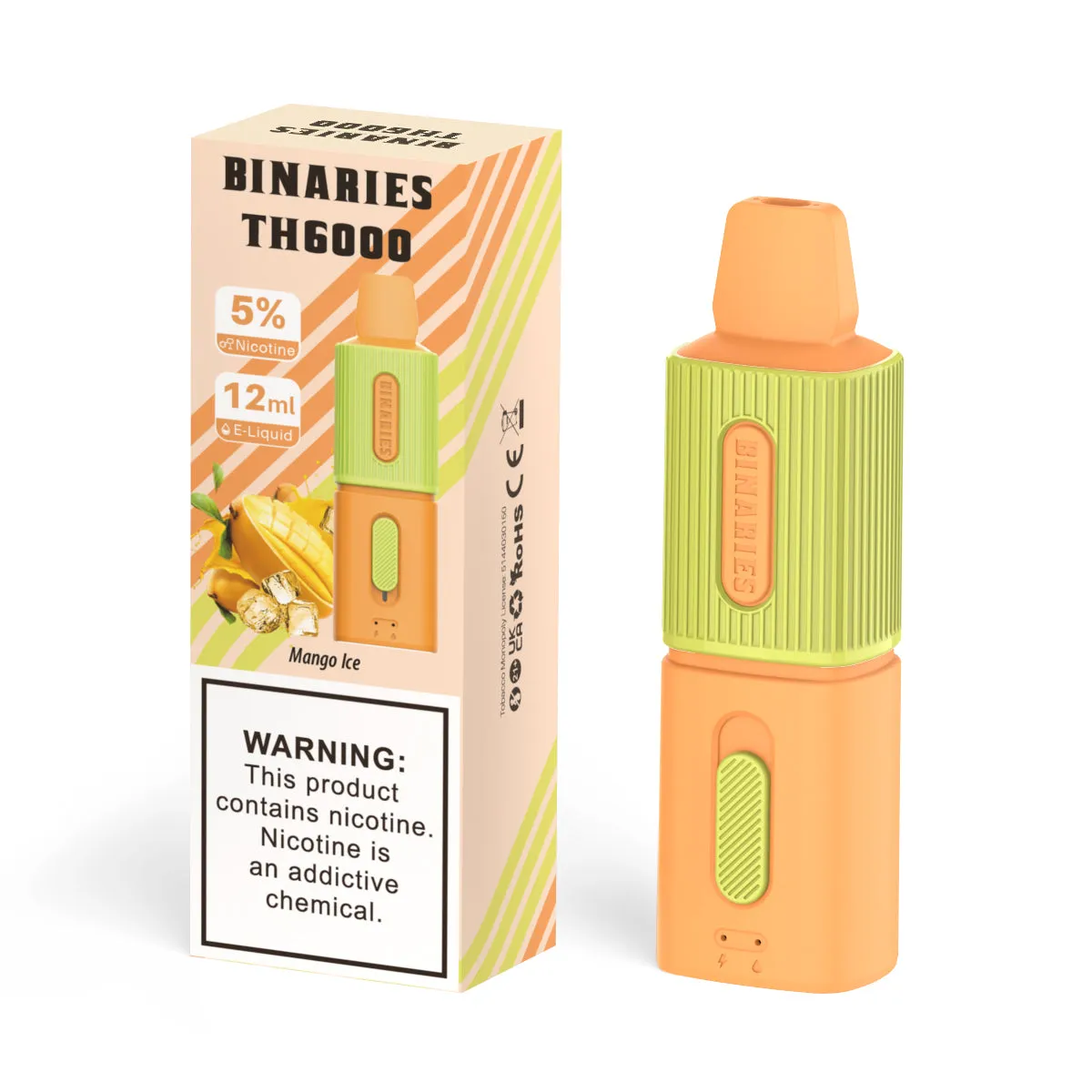 Binaries Cabin TH6000 Disposable | 6000 Puffs | 12mL | 50mg