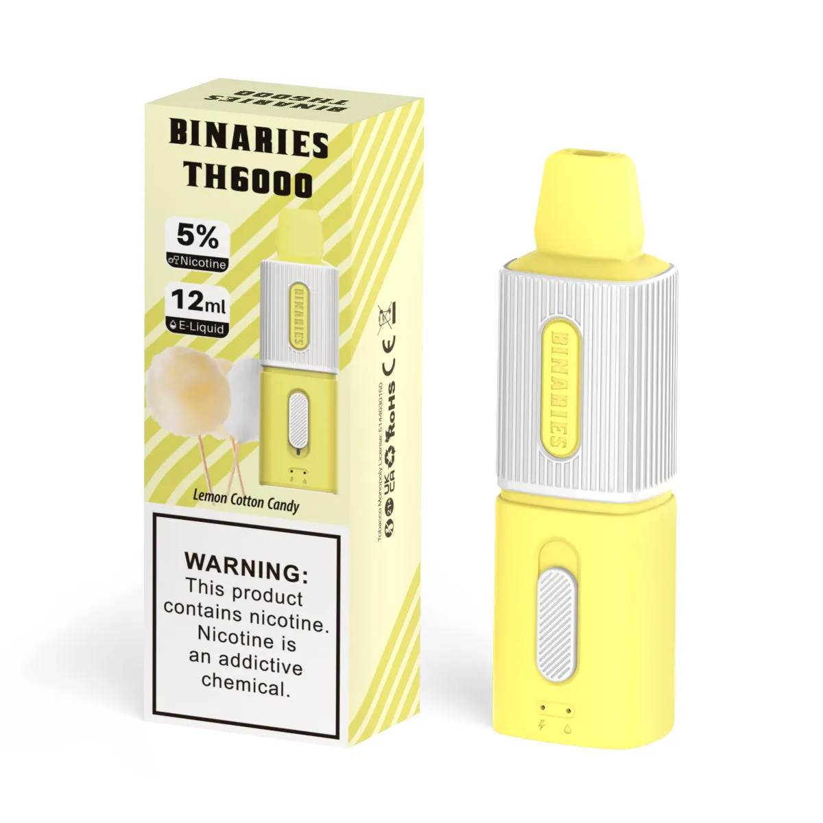 Binaries Cabin TH6000 Disposable | 6000 Puffs | 12mL | 50mg