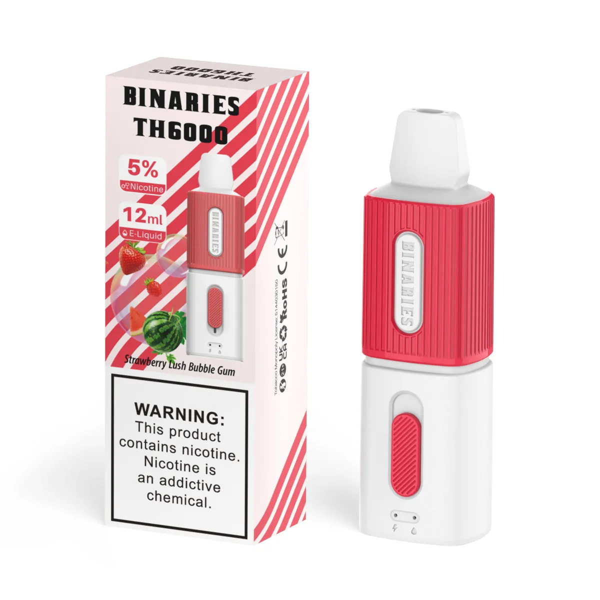 Binaries Cabin TH6000 Disposable | 6000 Puffs | 12mL | 50mg