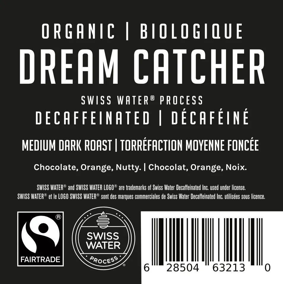 Birch Bark Dream Catcher Decaf FTO Whole Bean Coffee, 12 oz