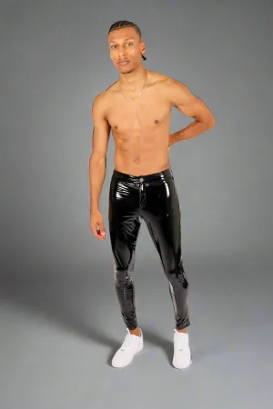 Black Gloss Vinyl Meggings