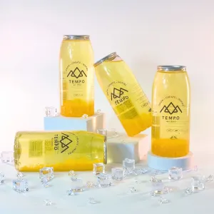 Bubble Tea Cans | Golden Glow - 4 Pack
