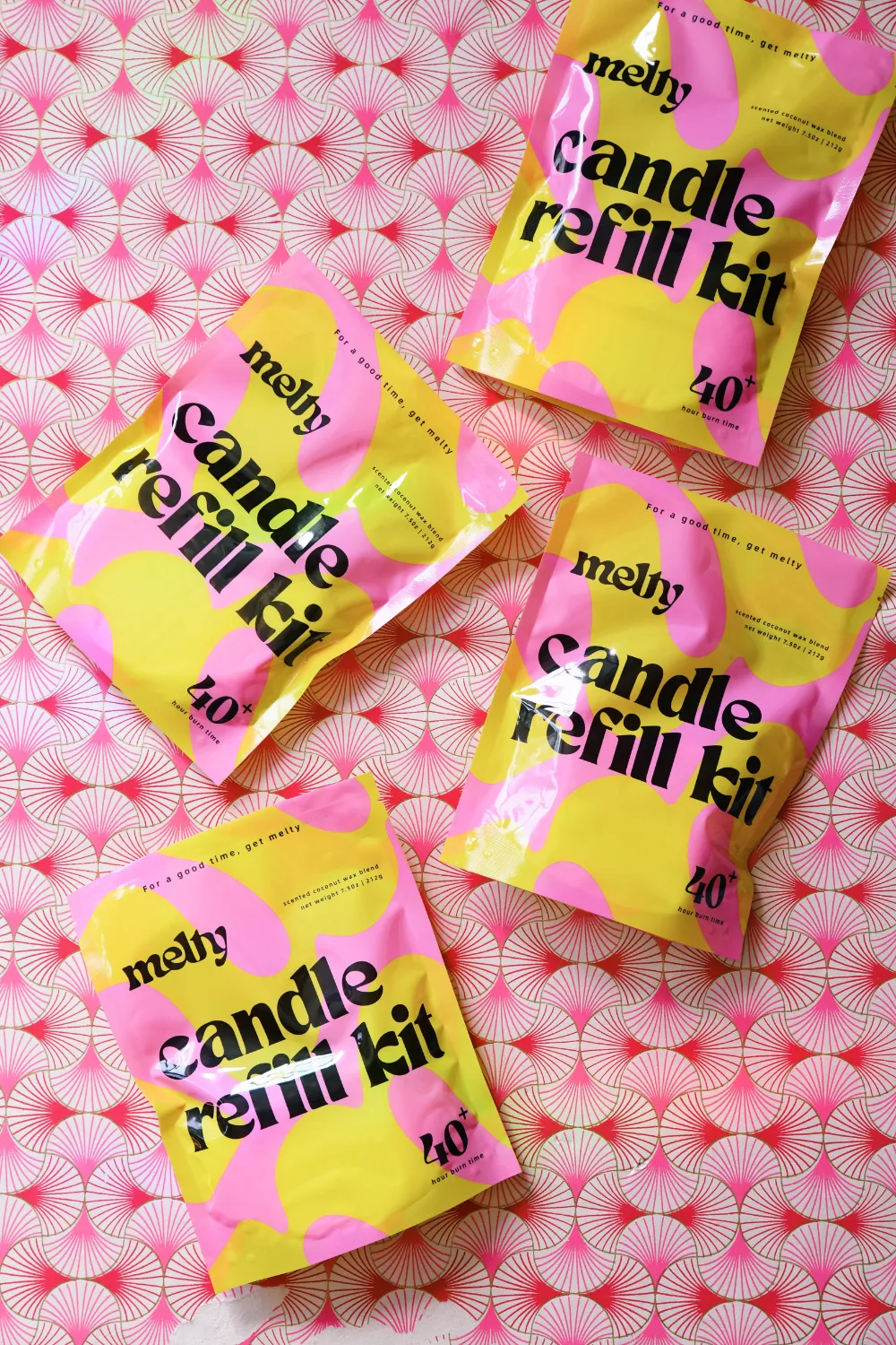 Candle Refill Kit - Lemon, Lime & Ginger Scent | Fresh, Clean, Uplifting Scent