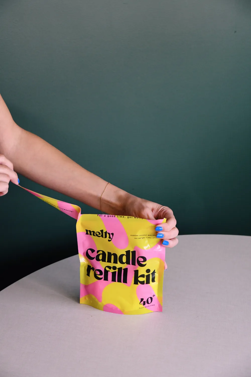 Candle Refill Kit - Lemon, Lime & Ginger Scent | Fresh, Clean, Uplifting Scent