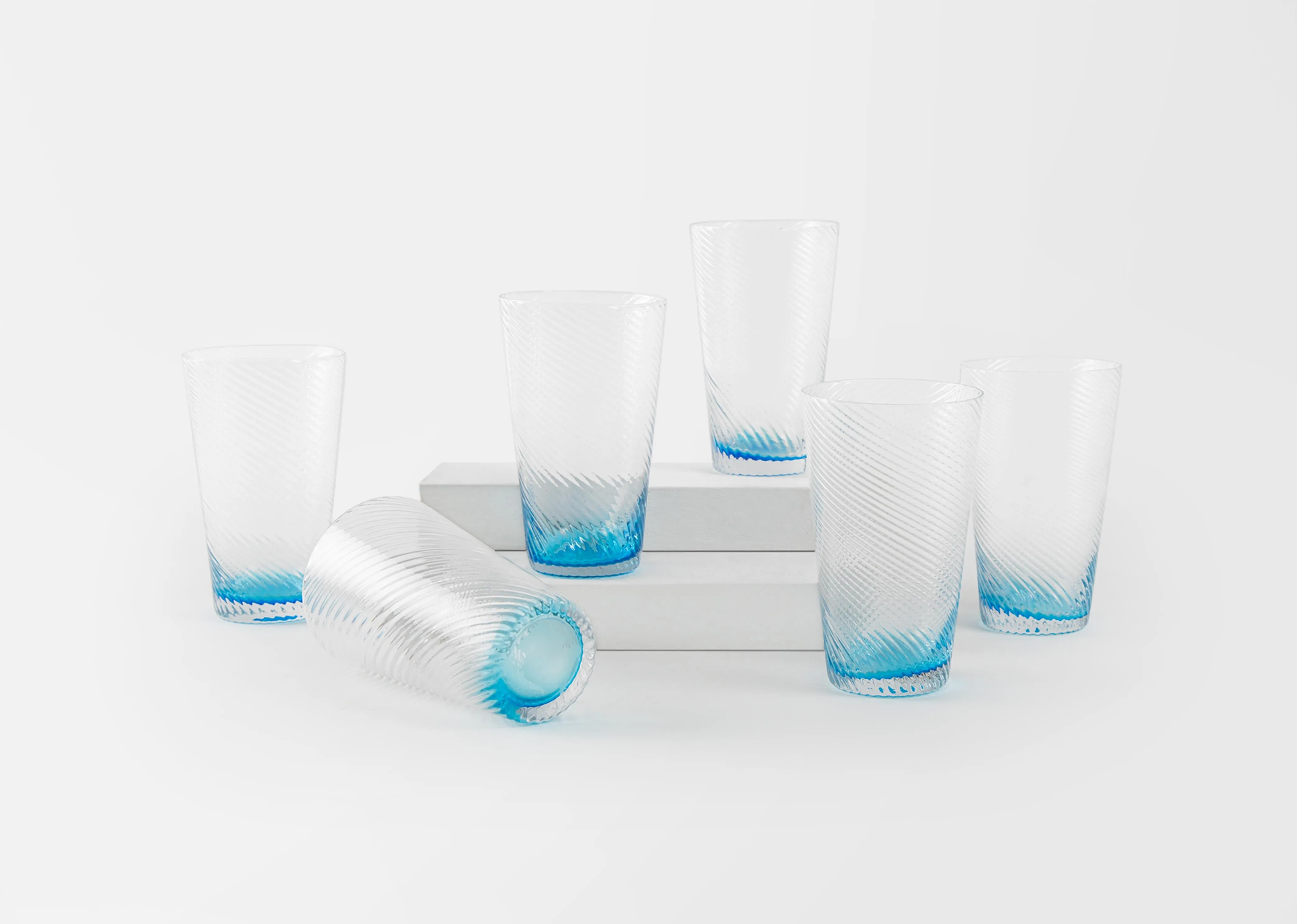 Casablanca Glass (Set of 6) - Turquoise
