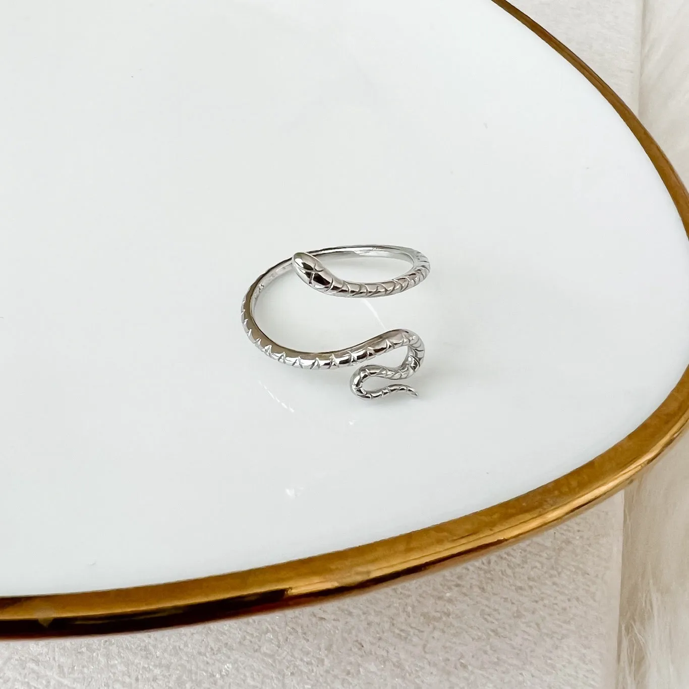 Coiled Serpent Ring