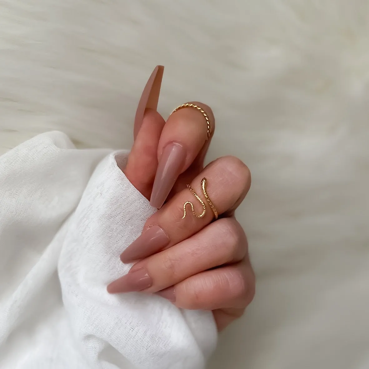 Coiled Serpent Ring