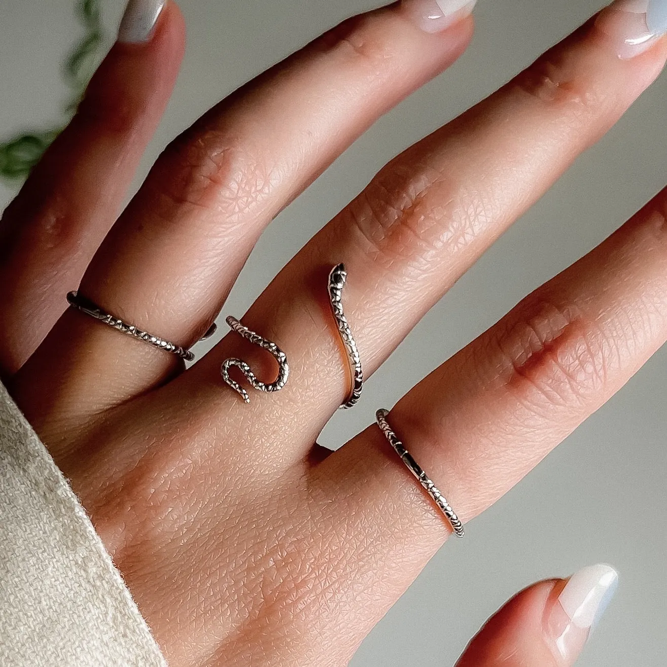 Coiled Serpent Ring