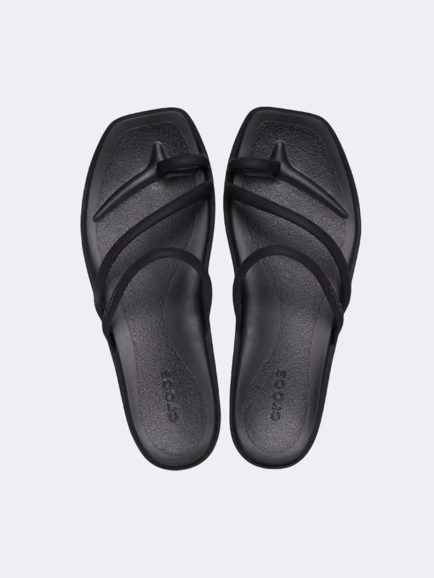 Crocs Miami Toe Loop Women lifestyle Slippers Black