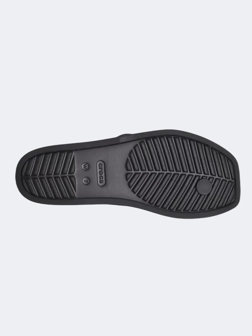 Crocs Miami Toe Loop Women lifestyle Slippers Black