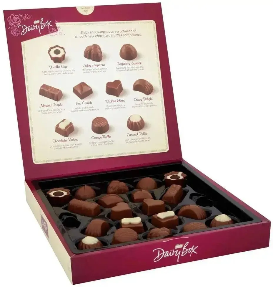 Dairy Box Small Chocolate Box 162g (Case of 8)