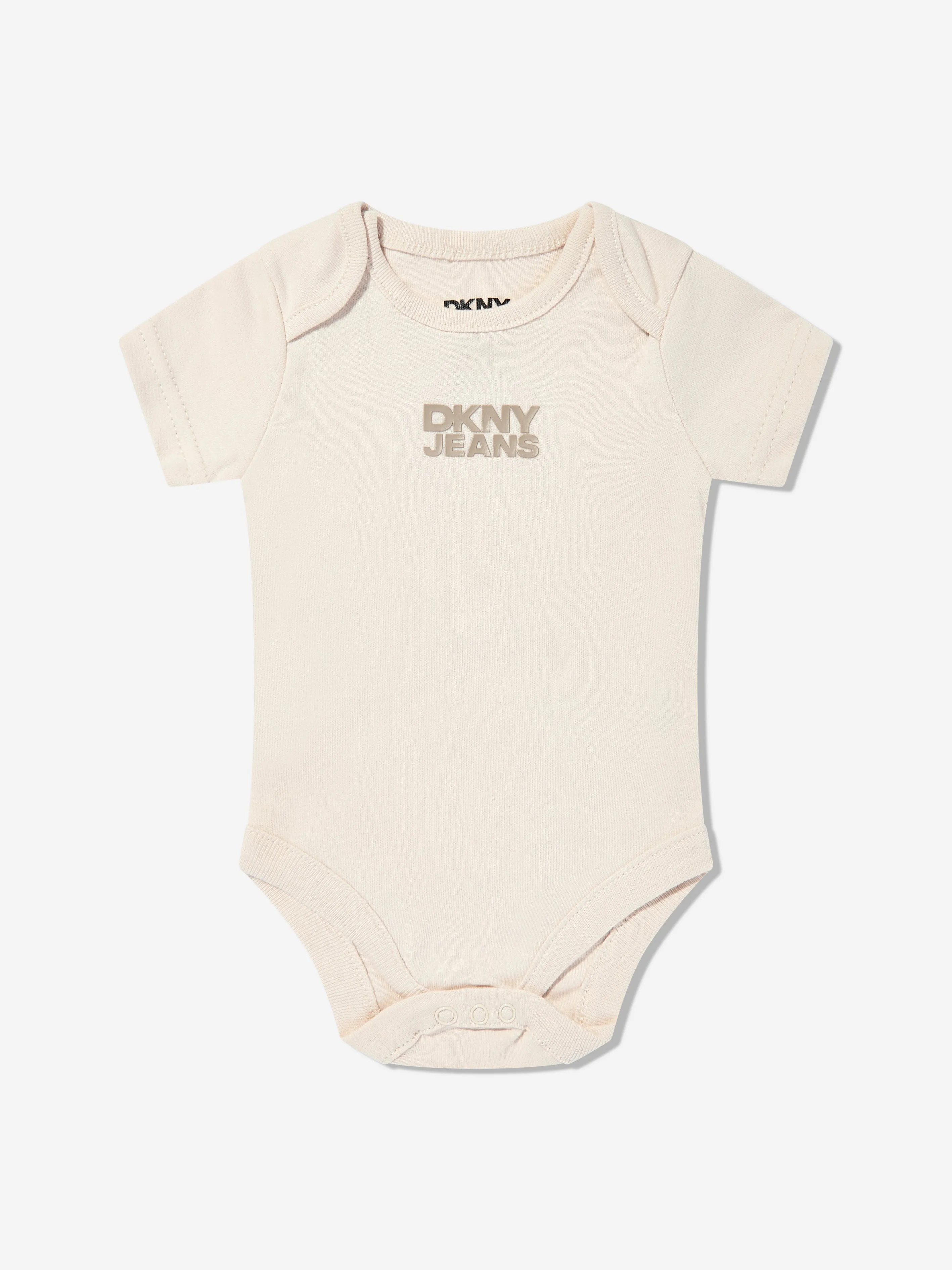 DKNY Baby 5 Piece Babygrow Set in Beige