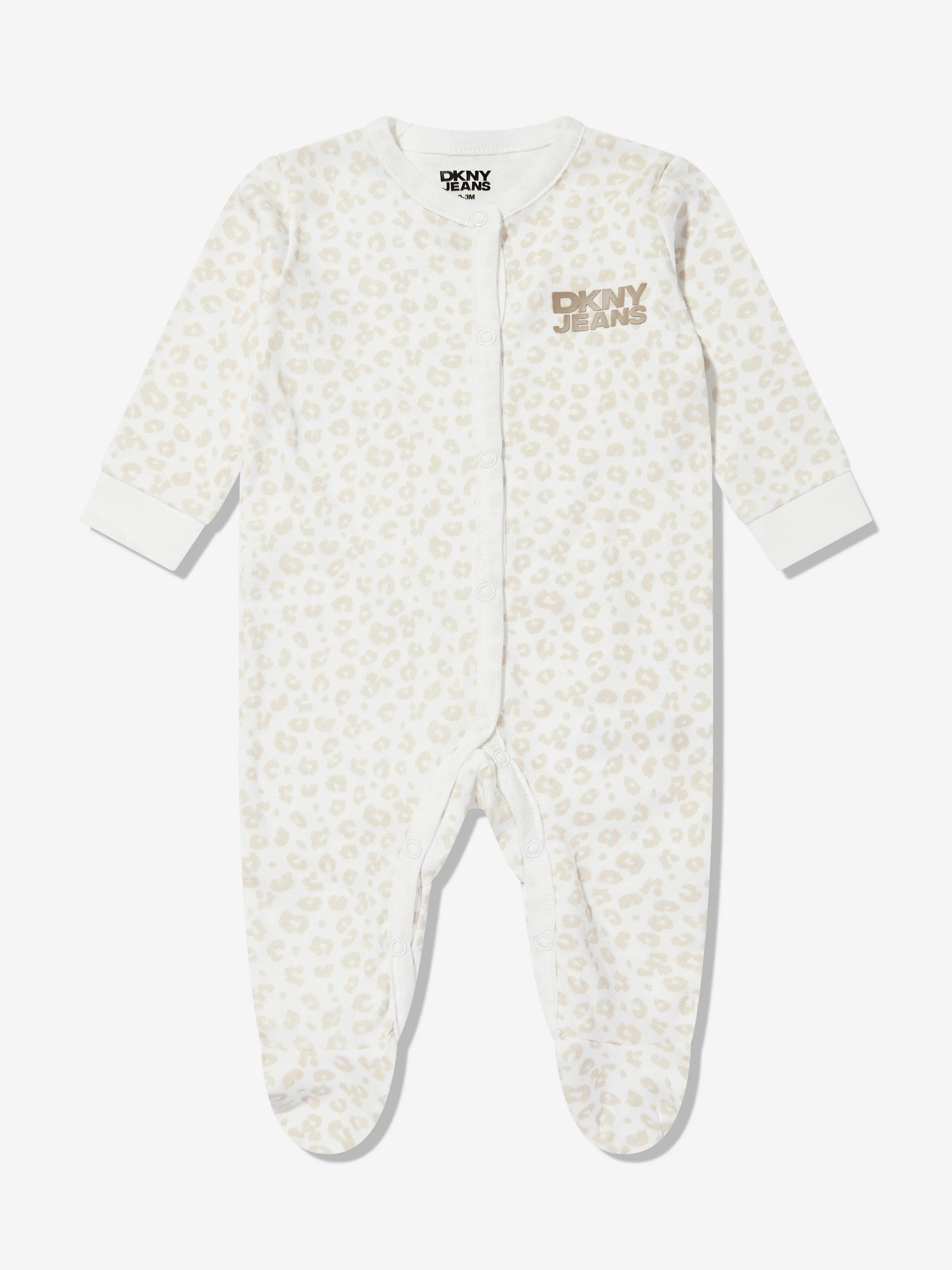 DKNY Baby 5 Piece Babygrow Set in Beige
