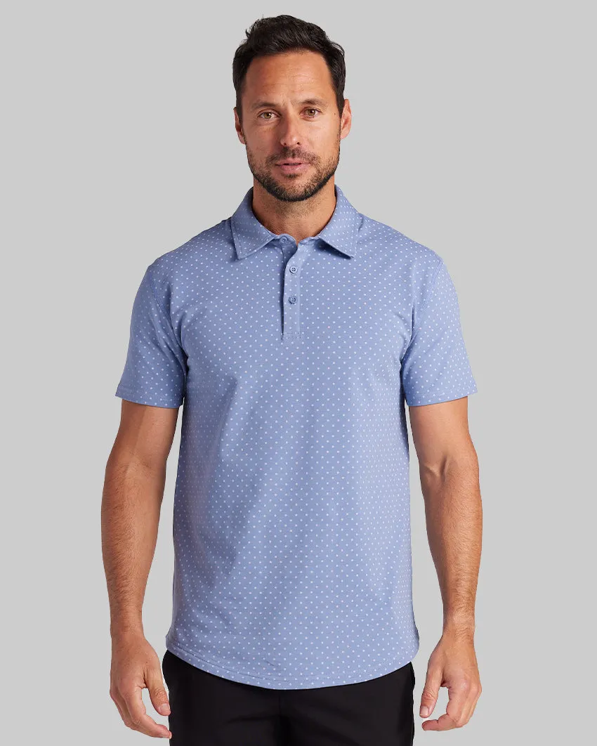 Drop-Cut: LUX Dotted Polo <!-- Size XL -->