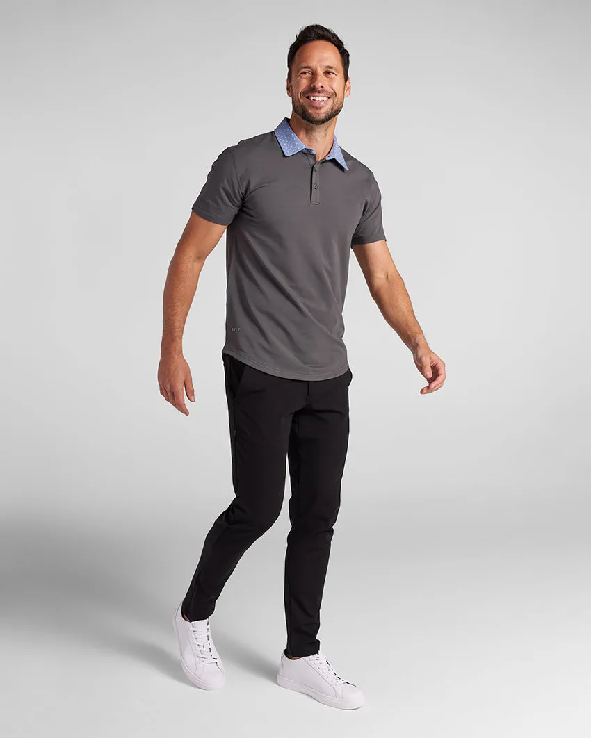 Drop-Cut: LUX Dotted Polo <!-- Size XL -->