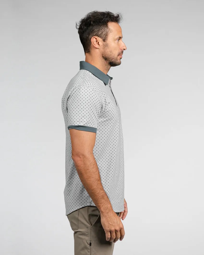 Drop-Cut: LUX Dotted Polo <!-- Size XL -->