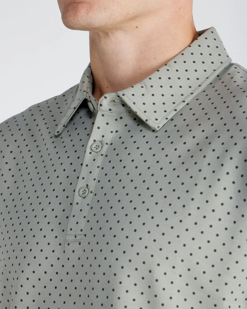 Drop-Cut: LUX Dotted Polo <!-- Size XL -->