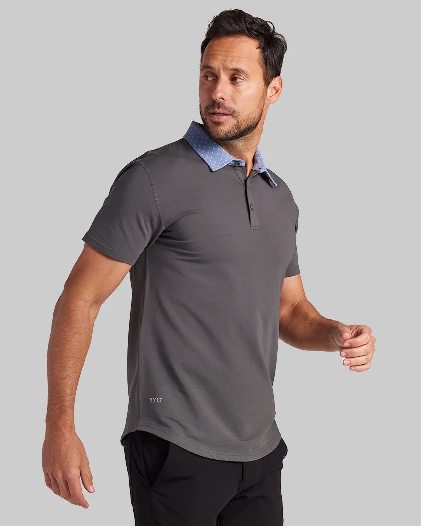 Drop-Cut: LUX Dotted Polo <!-- Size XL -->