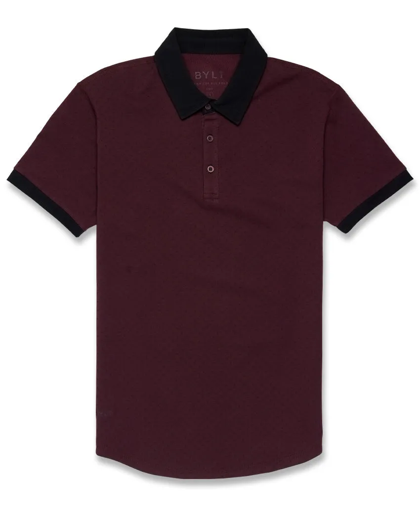 Drop-Cut: LUX Dotted Polo <!-- Size XL -->