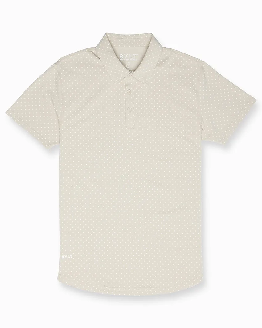 Drop-Cut: LUX Dotted Polo <!-- Size XL -->