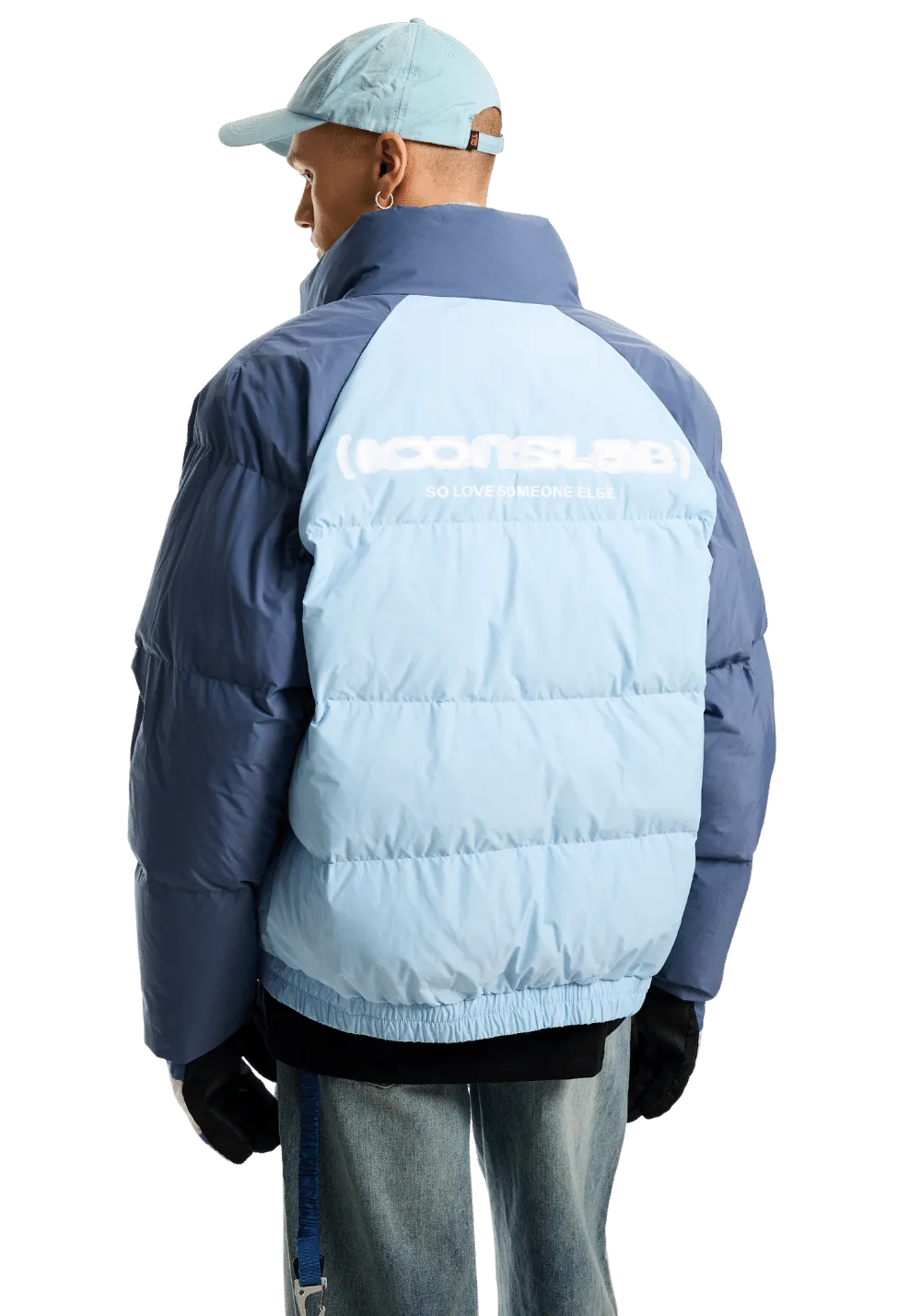 Drop Shoulder Puffer Jacket