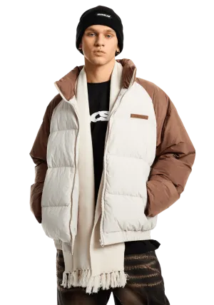 Drop Shoulder Puffer Jacket