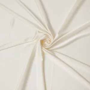 Elegant Ivory Crepe Satin Fabric from Japan - 140cm Wide - Silky Smooth Texture -D18264