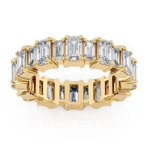 Emerald Cut Eternity Band  Lab-Grown Diamonds - The Santiago Wedding Band