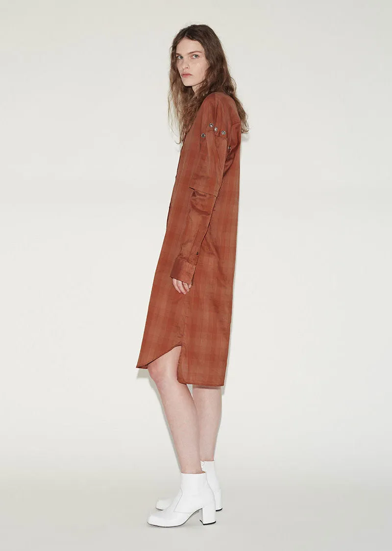 Eyelet Shirt Dress