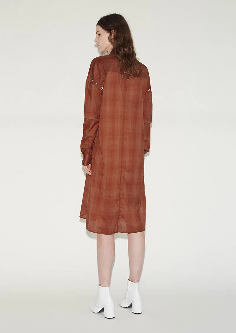 Eyelet Shirt Dress