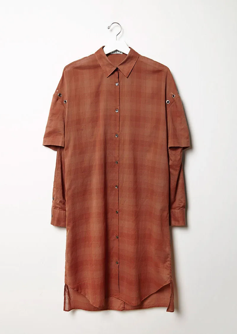 Eyelet Shirt Dress
