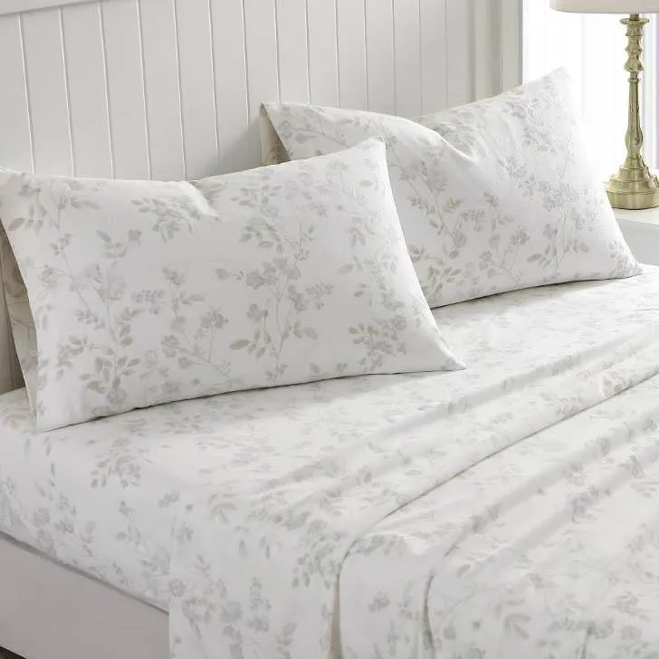 Fawna Flannelette Sheet Set by Laura Ashley