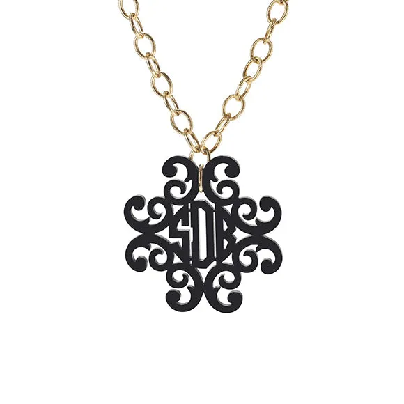 Filigree Cross Necklace (WS)