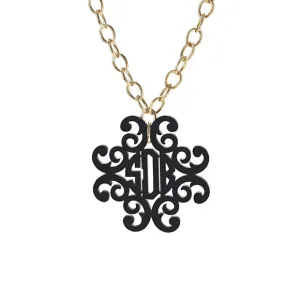 Filigree Cross Necklace (WS)