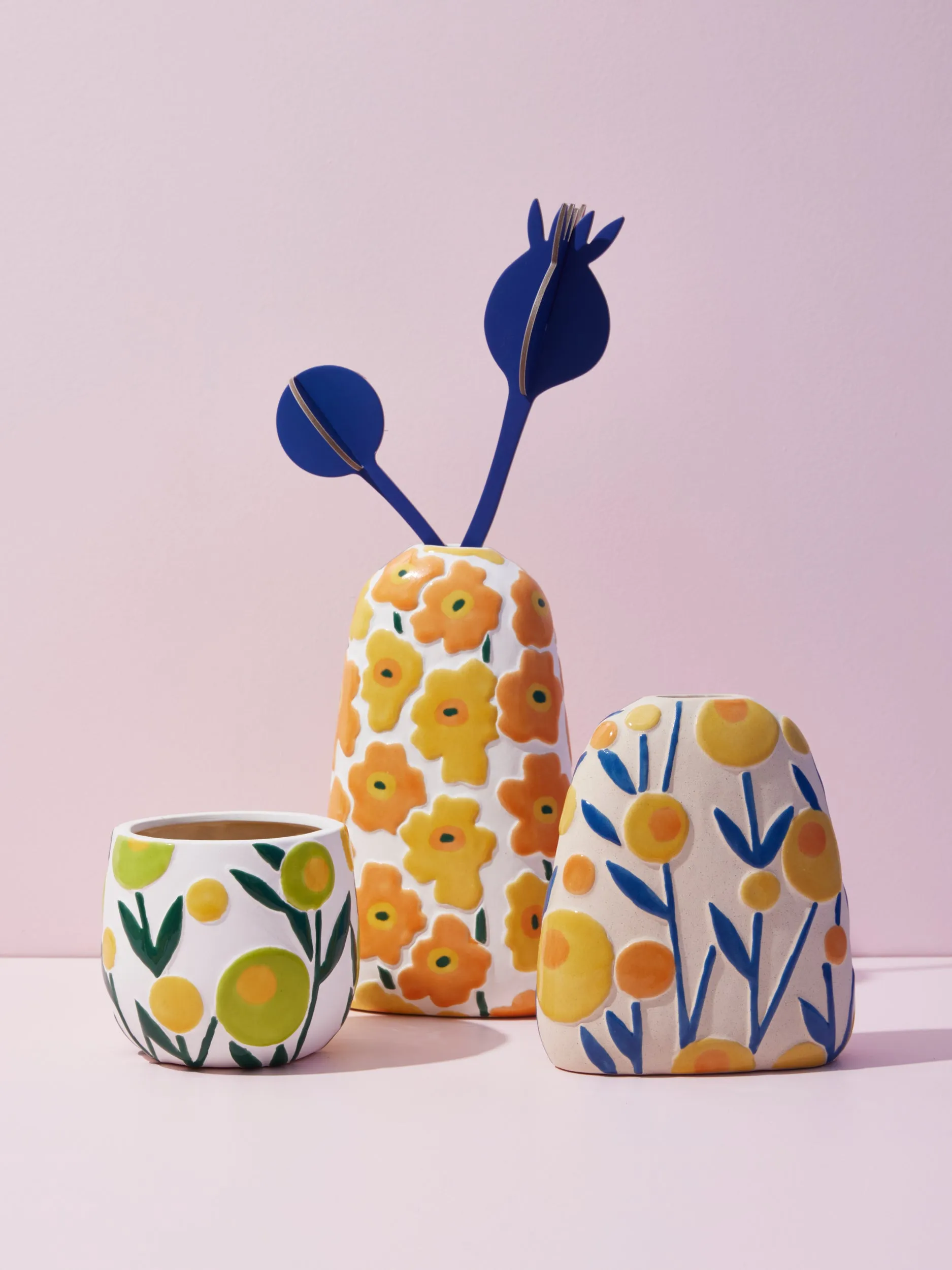FLOWER POP VASE SHORT
