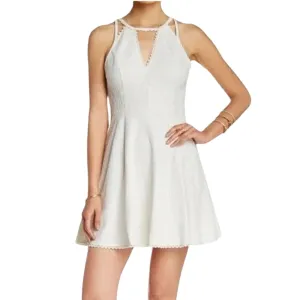 Free People Miss Connections Cutout Mini Dress