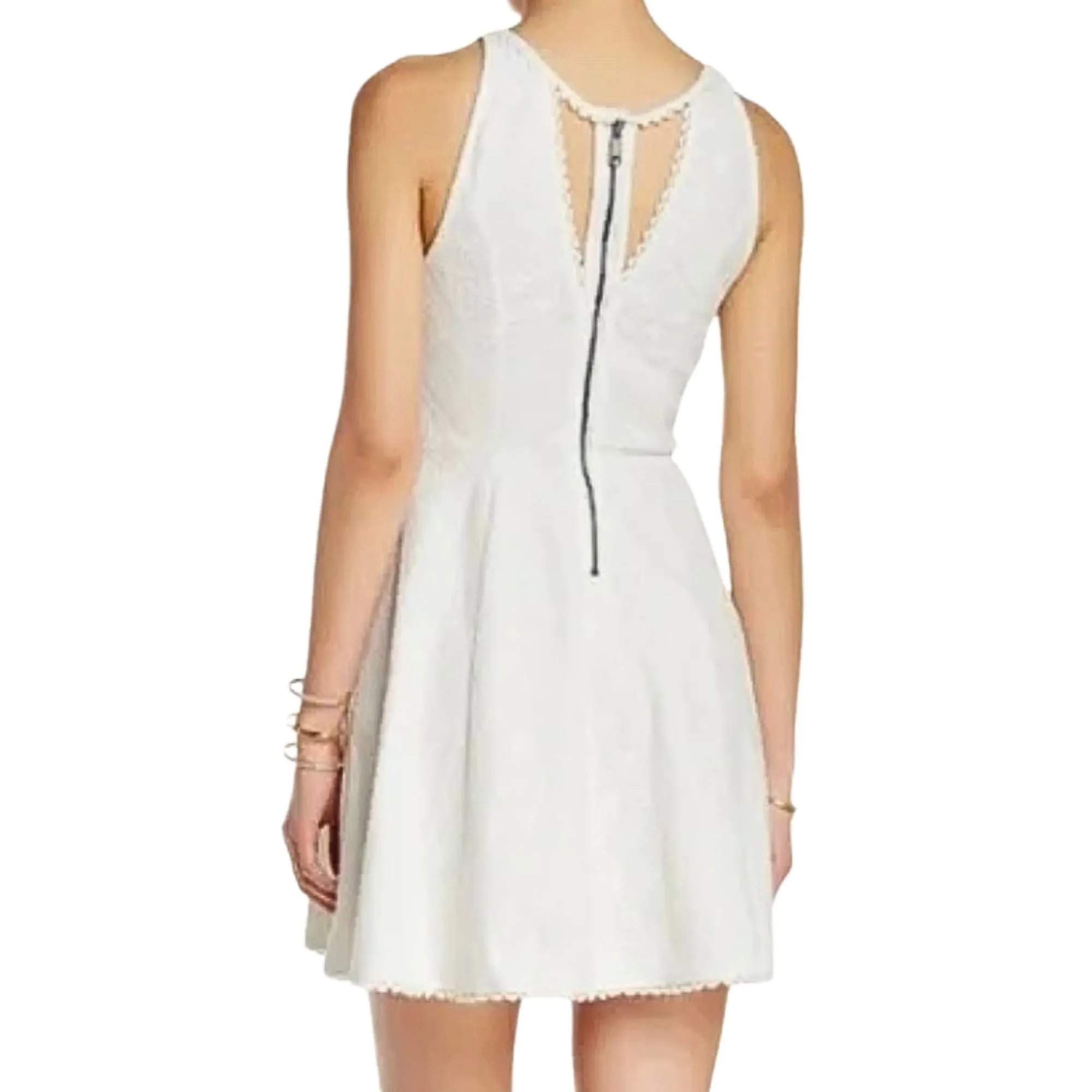 Free People Miss Connections Cutout Mini Dress