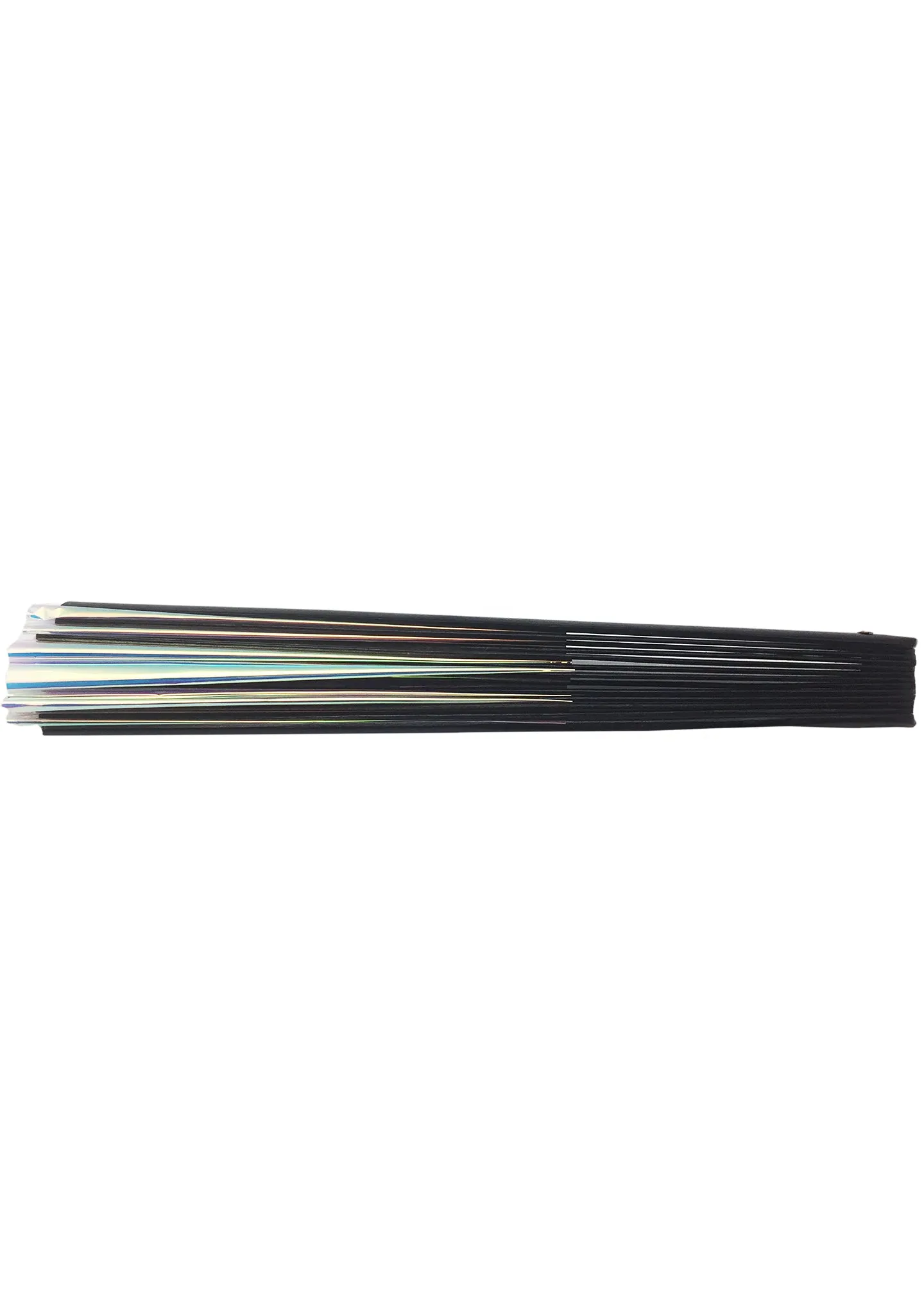 Frost Bite Iridescent Fluid Rave Fan