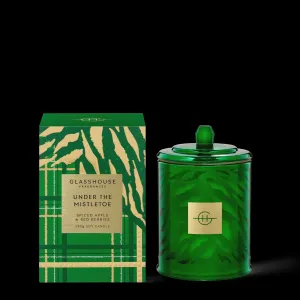 Glass House Candle 380g Under the Mistltoe-Xmas 2022