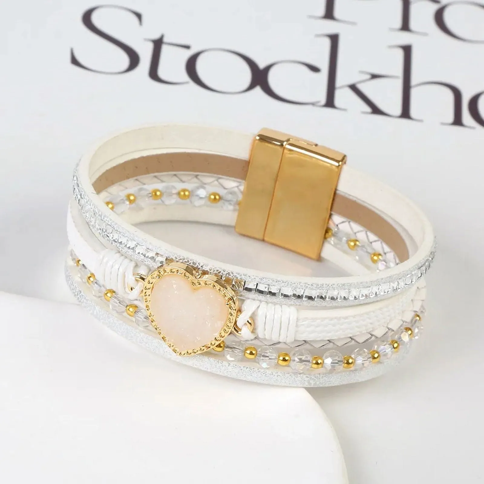 Golden Heart Vintage Bracelet