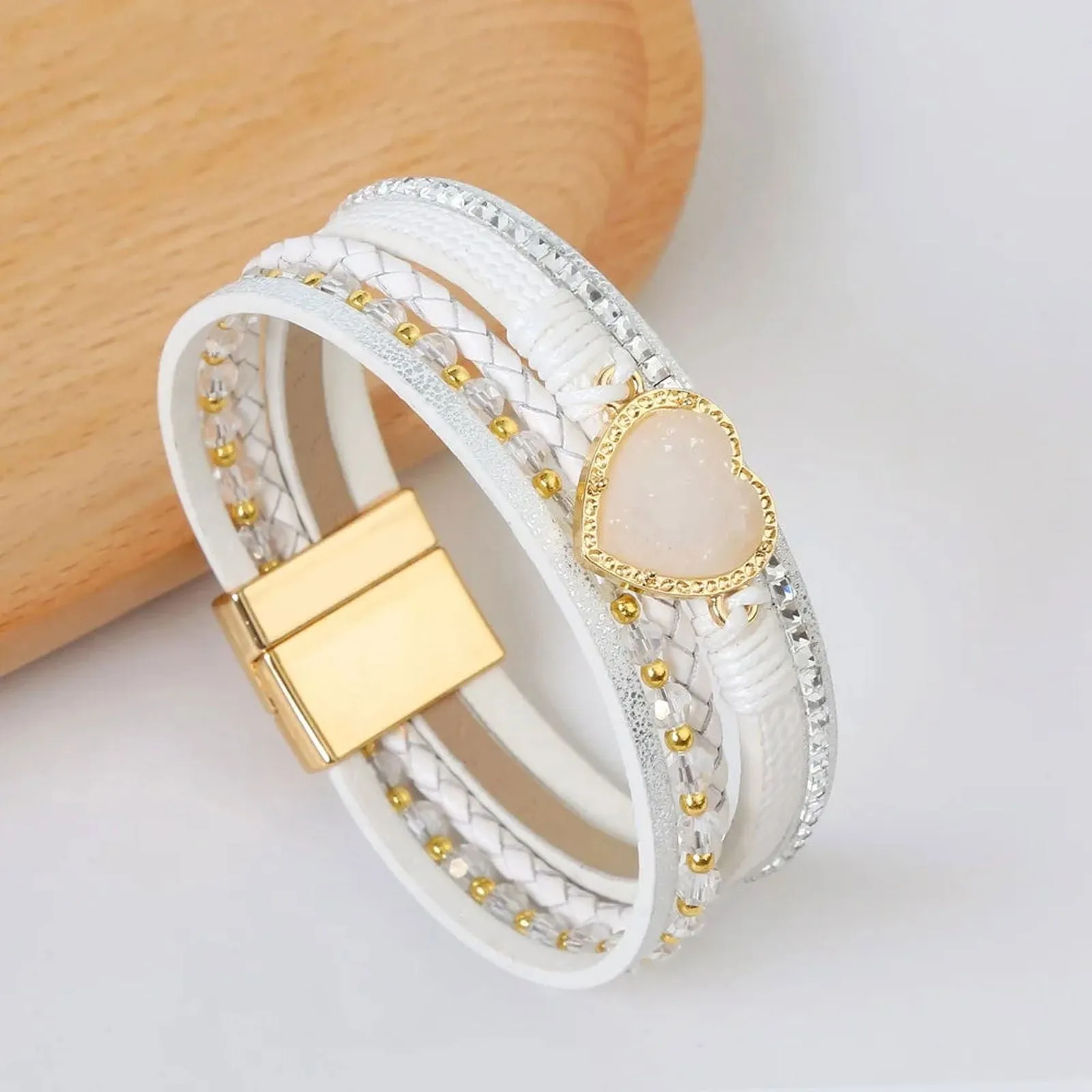 Golden Heart Vintage Bracelet